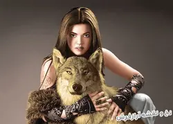 نخ و نقشه تابلوفرش طرح گرگ و دختر - 3288