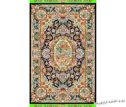 نخ و نقشه فرش زیرپایی طرح قالیچه سالاری - 772