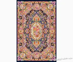 نخ و نقشه فرش زیرپایی کد 639