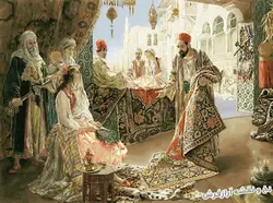نخ و نقشه تابلو فرش طرح فرش فروش سایز کوچک - 1796