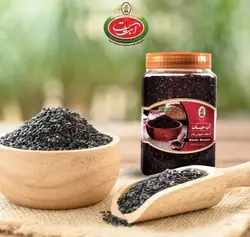 کنجد سبوس دار (مشکی) ممتاز 450 گرمی آب حیات