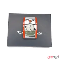 کاتر سیگار برگ تونینو لامورگینی مدل TNF001002 | نقره ای قرمز
