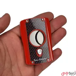 کاتر سیگار برگ تونینو لامورگینی مدل TNF003001 | قرمز مشکی