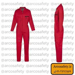 لباس کار یکسره اورجینال قرمز