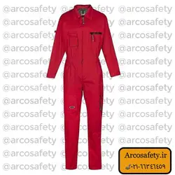 لباس کار یکسره اورجینال قرمز
