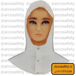 مقنعه جوشکاری کتان