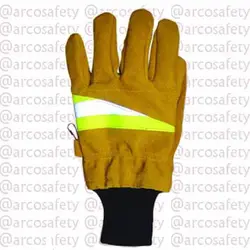 دستکش عملياتی مبارزه با حريق مچ کش دار Mahero مدل FG04201