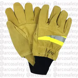 دستکش عملياتی مبارزه با حريق مچ کش دار Mahero مدل FG04201