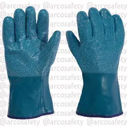 دستکش نیتریل سنباده ای آستر دار Haoli مدل (NT(NBR-TK
