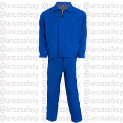 لباس کار ایران خودرویی آبی پشت طوسی