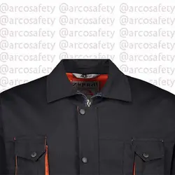 لباس کار زیگورات کاپشن شلوار سرمه ای نارنجی