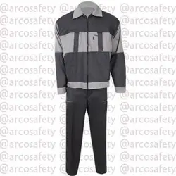 لباس کار کاپشن شلوار آلفا طوسی استخوانی