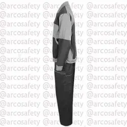 لباس کار کاپشن شلوار آلفا طوسی استخوانی