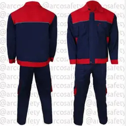 لباس کار مهندسی سرمه ای قرمز