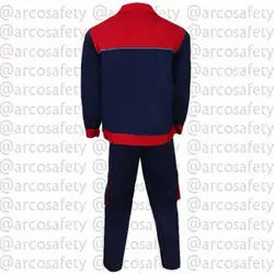 لباس کار مهندسی سرمه ای قرمز