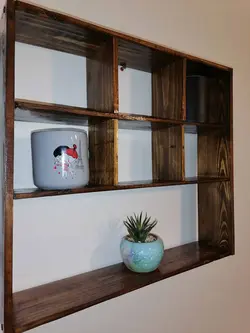 شلف چوبی دیواری - فروشگاه اینترنتی صنایع دستی آردا کالا