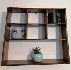 شلف چوبی دیواری - فروشگاه اینترنتی صنایع دستی آردا کالا