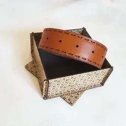 کمربند چرم طبیعی دستدوز - فروشگاه اینترنتی صنایع دستی آردا کالا