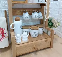 استند آشپزخانه و کافی بار(کشودار) - فروشگاه اینترنتی صنایع دستی آردا کالا