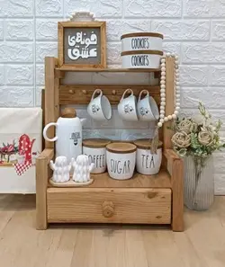 استند آشپزخانه و کافی بار(کشودار) - فروشگاه اینترنتی صنایع دستی آردا کالا