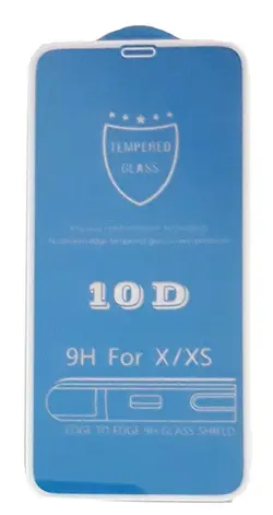 گلس 10d iphone x سفید