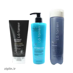 پک ضد موخوره لافارر شامل شامپو، ماسک و کرم مو (La Farrerr)