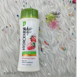شامپو بدن کرمی با رایحه ماست و توت فرنگی هیدرودرم (Hydroderm)