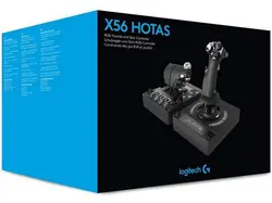جوی استیک خلبانی Logitech G X56 HOTAS RGB