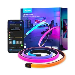 نوار دورمیز Govee RGBIC LED Neon Rope Lights for Desks