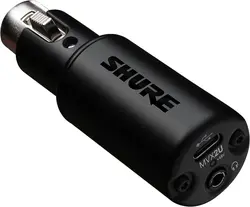 کارت صدا شور Shure MVX2U XLR-to-USB  Phantom Power