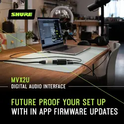 کارت صدا شور Shure MVX2U XLR-to-USB  Phantom Power