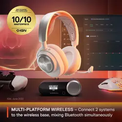 هدست گیمینگ استیل سریز SteelSeries Arctis Nova Pro Wireless White