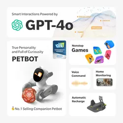 ربات لونا هوشمند PETBOT Loona همراه با داک شارژر