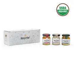 پک هدیه 3 عددی عسل های 150 گرمی ارگانیک رایحه خوانسار