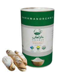 آرد گندم سبوس دار ارگانیک 700 گرمی دارامان