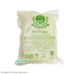 برنج سفید ارگانیک 2 کیلویی مزرعه شکراله پور