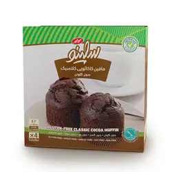 مافین شکلاتی کلاسیک بدون گلوتن 40 گرمی سلینو