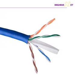 کابل شبکه لگراند Cat6 UTP روکش PVC حلقه 305 متری تمام مس (حلقه ای)