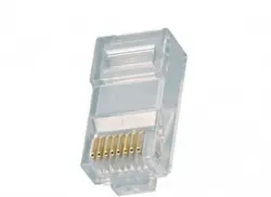 سوکت شبکه امپ Cat6 UTP بسته 100 عددی