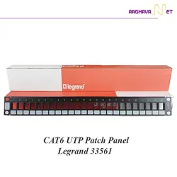 پچ پنل لگراند CAT6 UTP 24 Port 033561