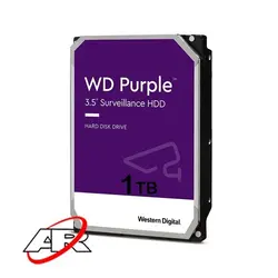 هارد دیسک اینترنال وسترن دیجیتال مدل Purple 1TB WD10PURZ