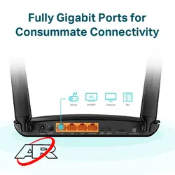 مودم روتر تی پی لینک مدل Archer MR600 4G+ Cat6 AC1200 Wireless Dual Band Gigabit Router | شرکت آریا اندیش آسیا