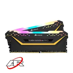 رم کامپیوتر کورسیر مدل VENGEANCE RGB PRO فرکانس 3200MHz ظرفیت (16GB×2)