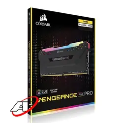 رم کامپیوتر کورسیر مدل VENGEANCE RGB PRO فرکانس 3200MHz ظرفیت (16GB×2)