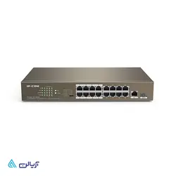 سوئیچ 16 پورتی POE آی پی-کام مدل - F 1118 P - آریالن