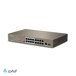 سوئیچ 16 پورتی POE آی پی-کام مدل - F 1118 P - آریالن