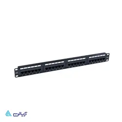 پچ پنل 24 پورت شیلدد فول لودد CAT5e UTP دی-لینک(NPP-5E2BLK241) - آریالن