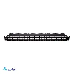پچ پنل آنلودد 24 پورت آنشیلد آنلودد-دی-لینک مدل NPP-AL1BLK241 - آریالن