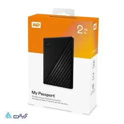 هارد اکسترنال وسترن دیجیتال مدل My Passport ظرفیت 2 ترابایت - آریالن
