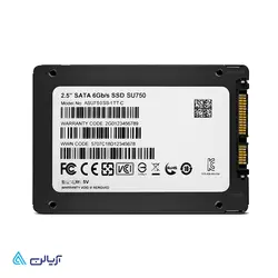 اس اس دی اینترنال ای دیتا مدل SU750 ظرفیت 512 گیگابایت - آریالن